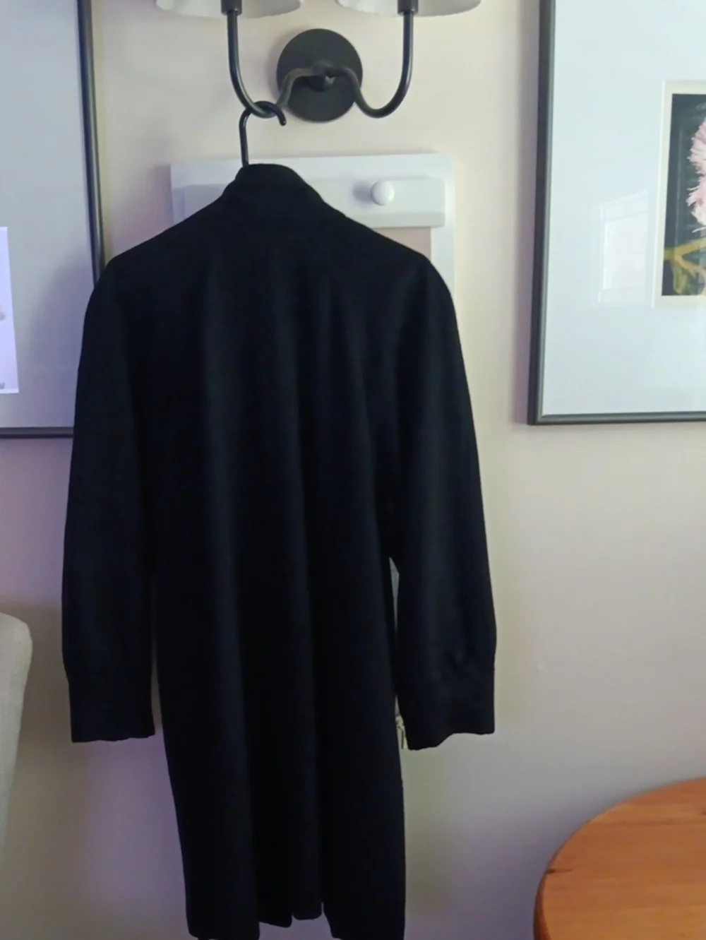 PORTRAIT Women’s Black Long Wool Coat